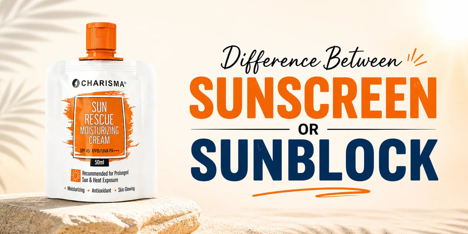 Difference Between Sunscreen and Sunblock 