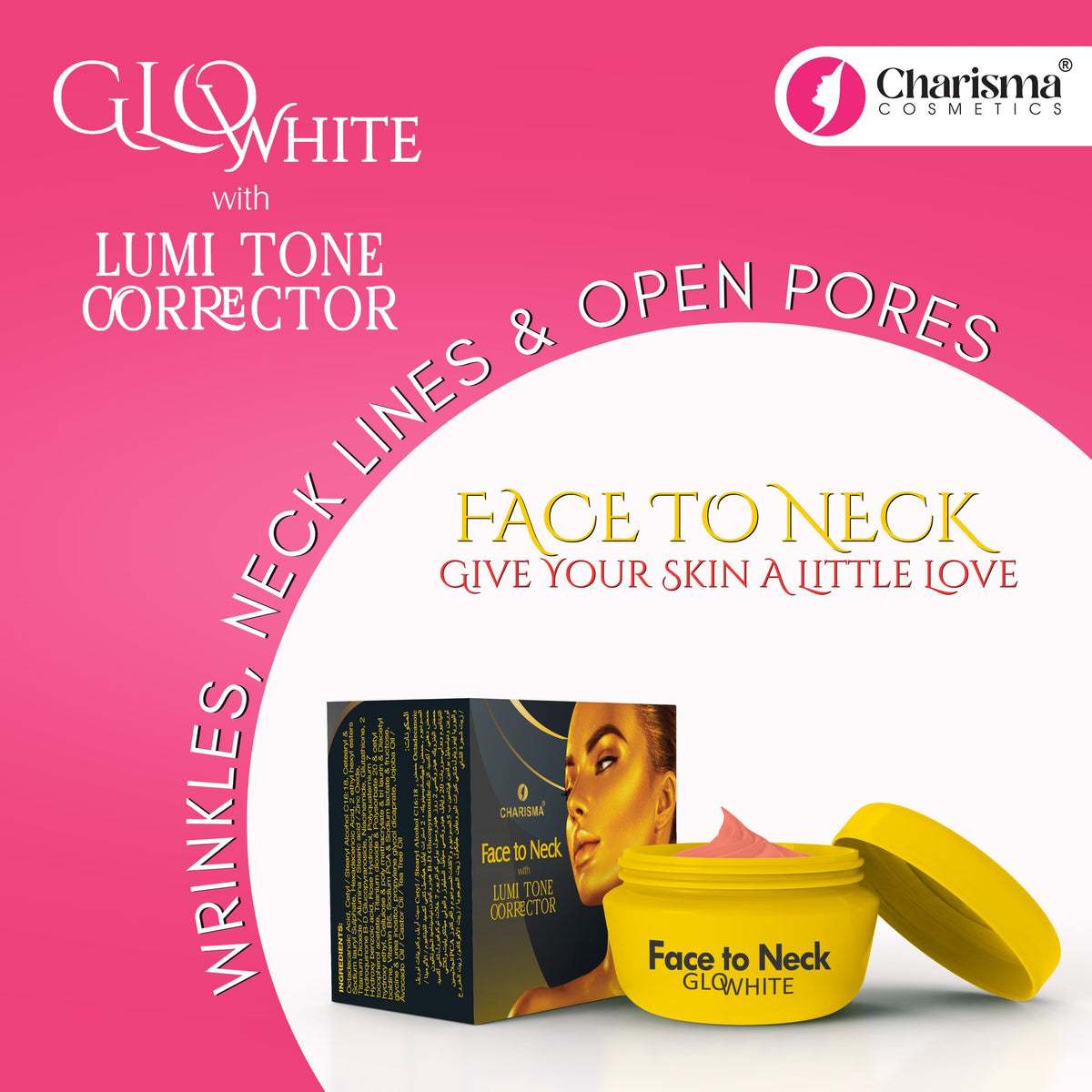 Charisma Face to Neck Glow White Cream for face and neck