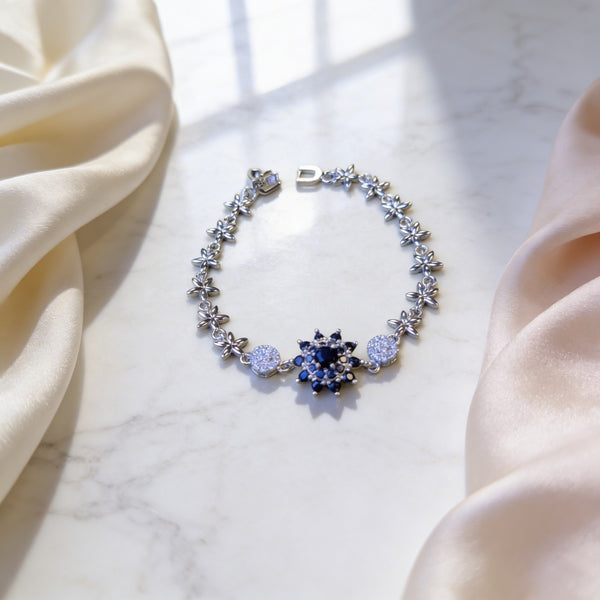 Silver Petal Gala Bracelet