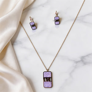 Royal locket set + Earings