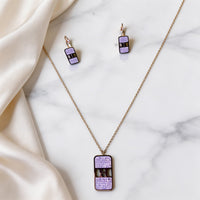 Royal locket set + Earings