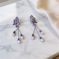 Butterfly Pearl Earring