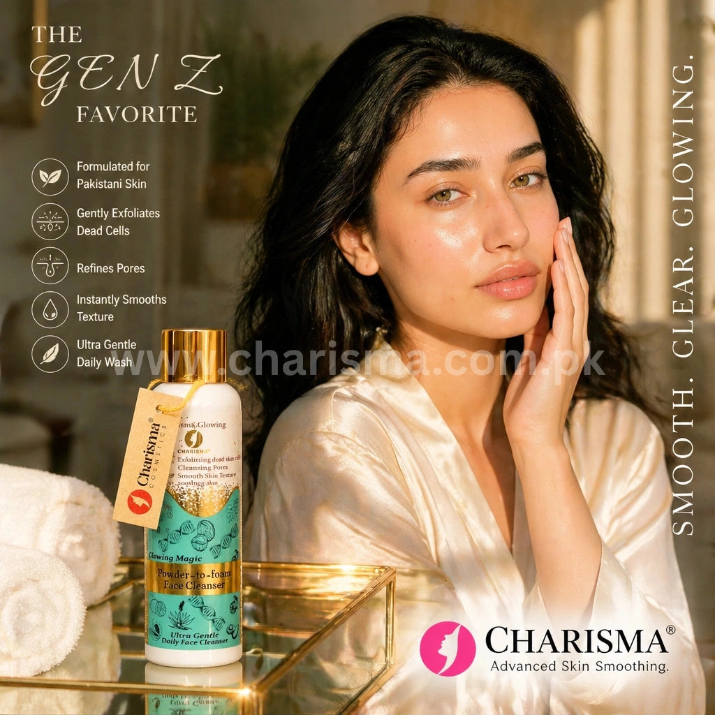 Charisma gentle powder face wash