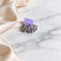 Silver Plated Chunky Hoop Earrings