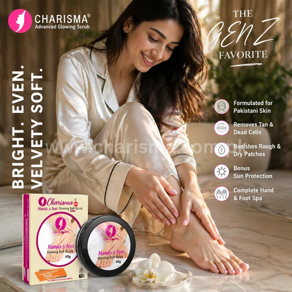 Hands and Feet Whitening Scrub with free Sunblock
