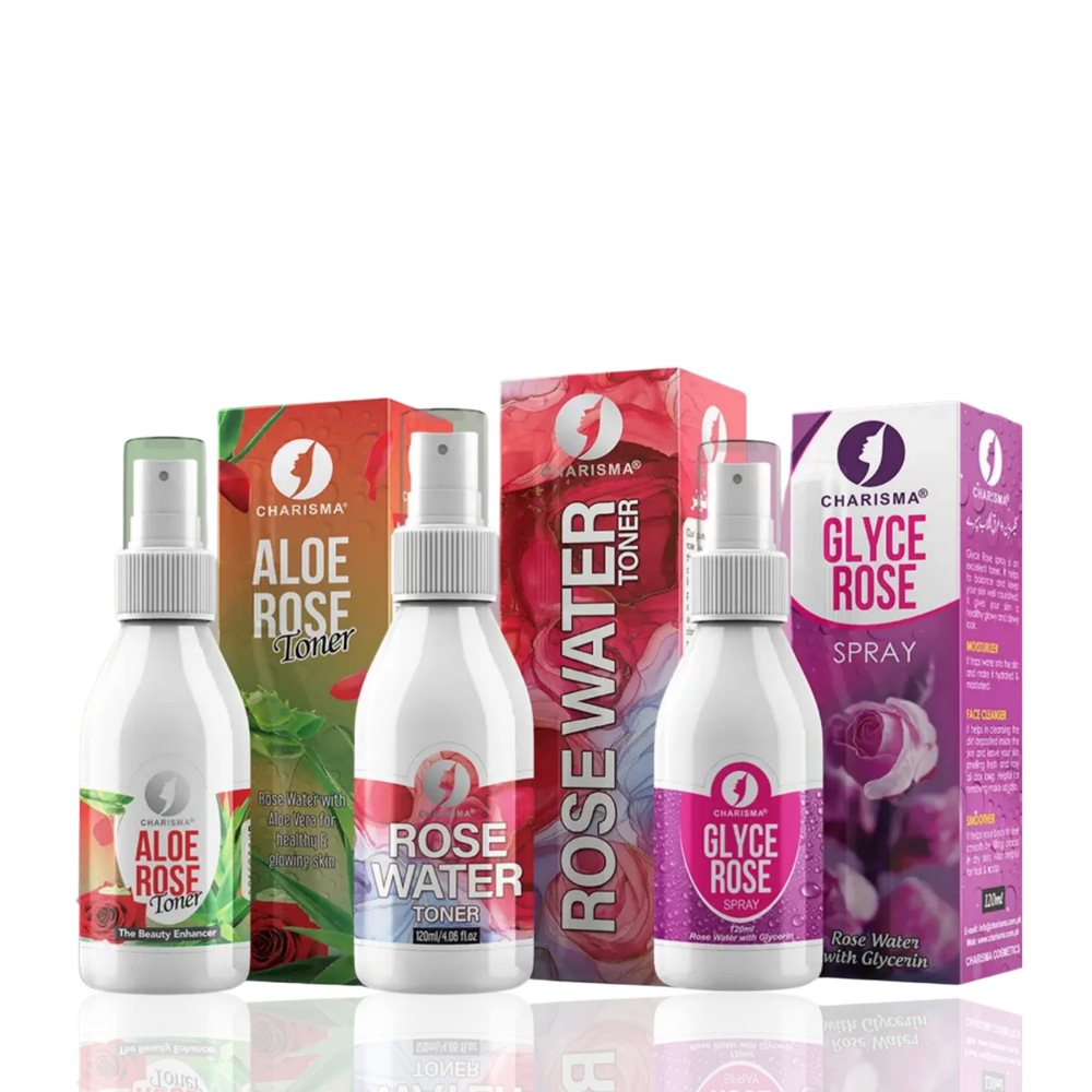 Rose Bundle - Natural Beauty Enhancers (Pack of 3)