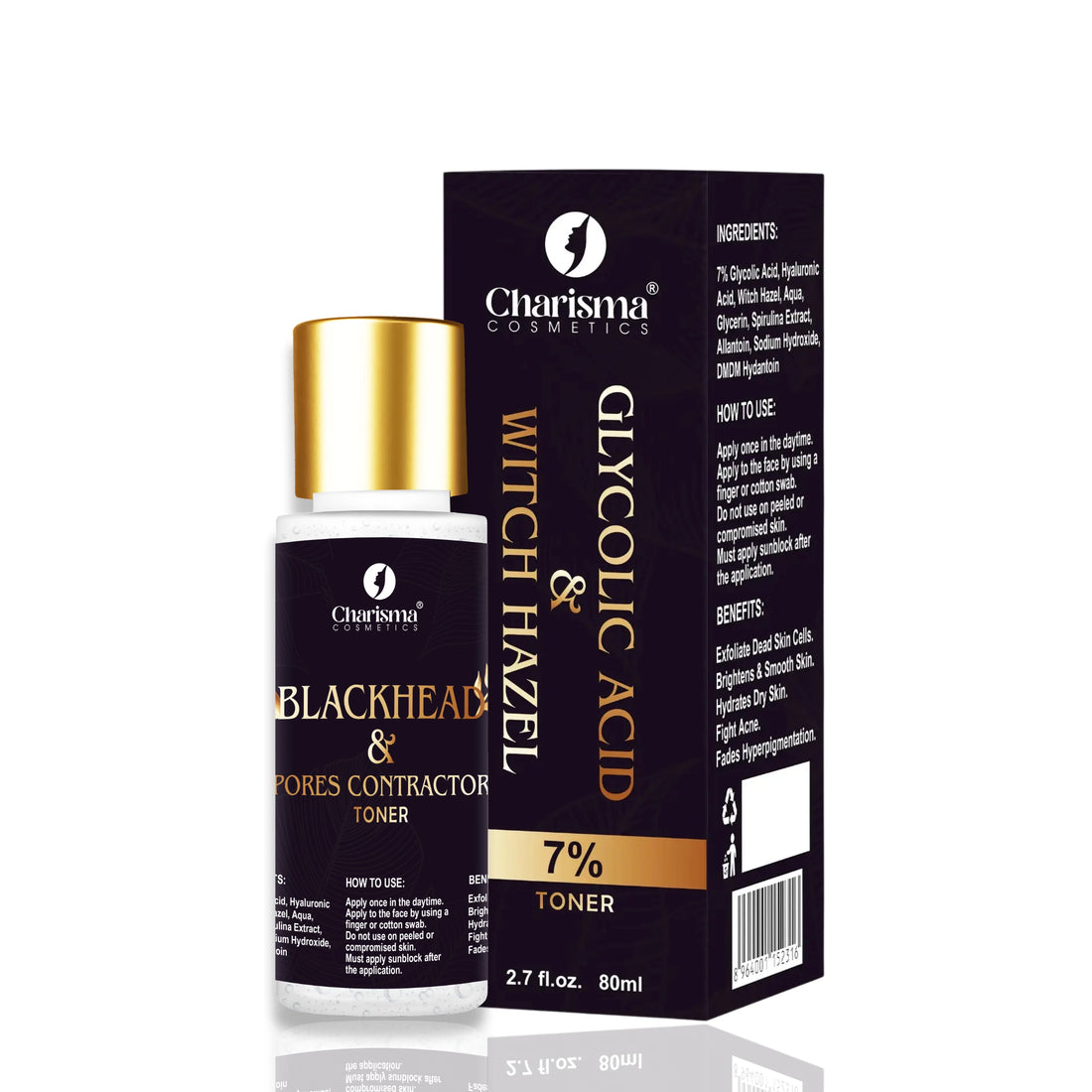 Charisma Glycolic Acid + Witch Hazel Toner 60 ml