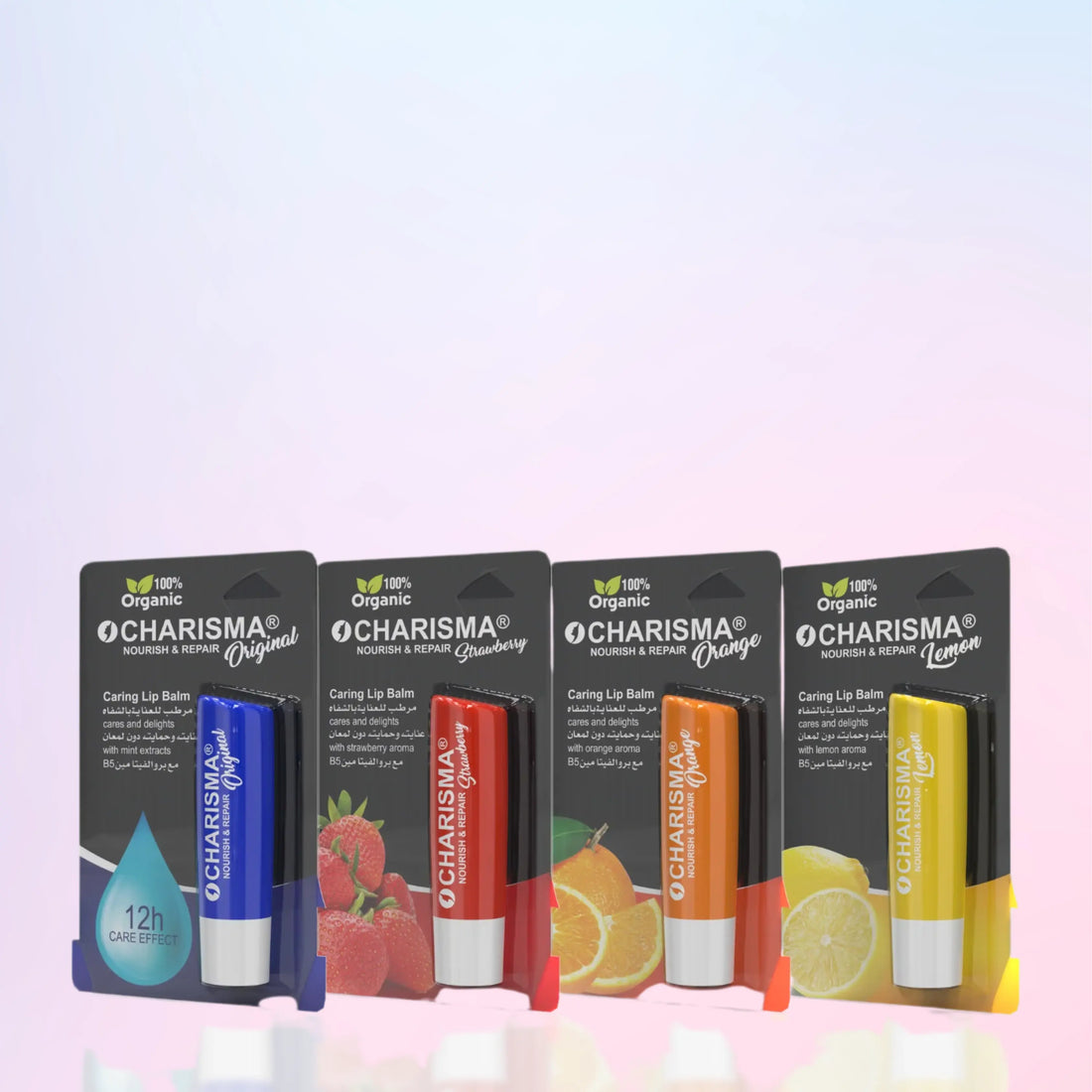 Charisma Caring Lip Balm Chapstick offer pack