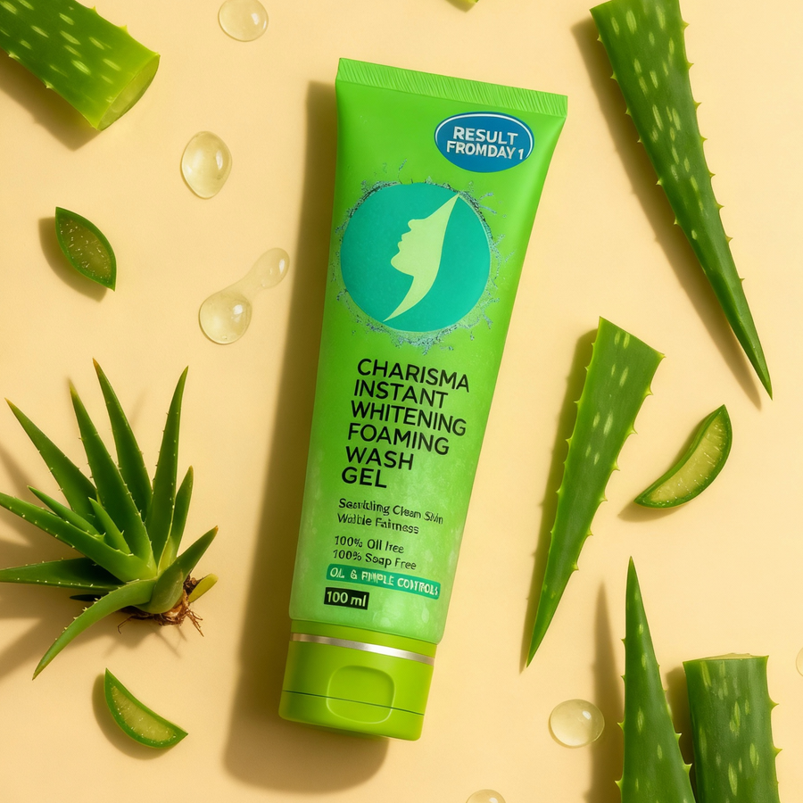  Instant Whitening Foaming Gel Face Wash 