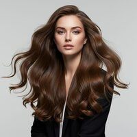 Shiny long hair