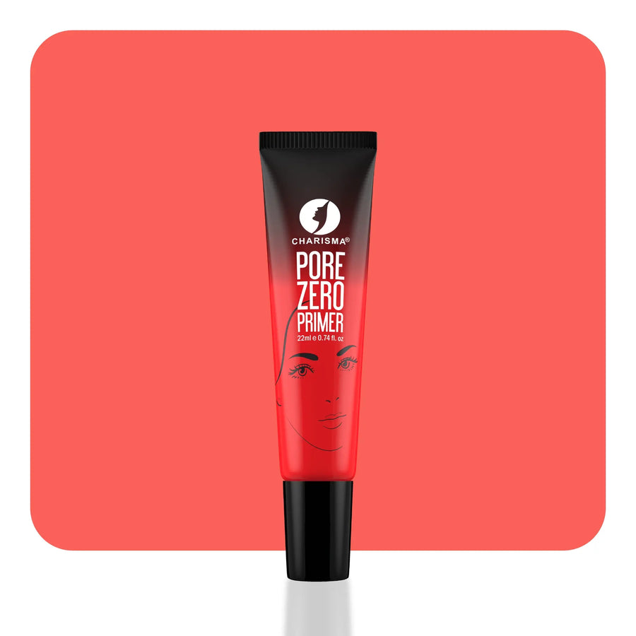 Charisma Pore Zero Primer – smoothing primer for flawless makeup application and pore minimization.