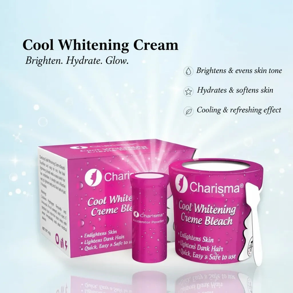 Charisma Cool Whitening Bleach Creme for face, arms and neck