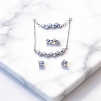 Stellar Zig-Zag jewellery set