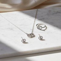 Silver Infinity Duo Set