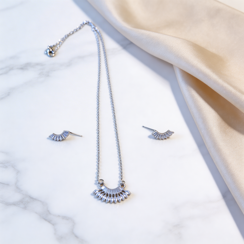 Radiant Fan Pendant Set