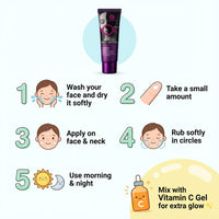 Kojic Cream + Free Vitamin C Gel Sachet