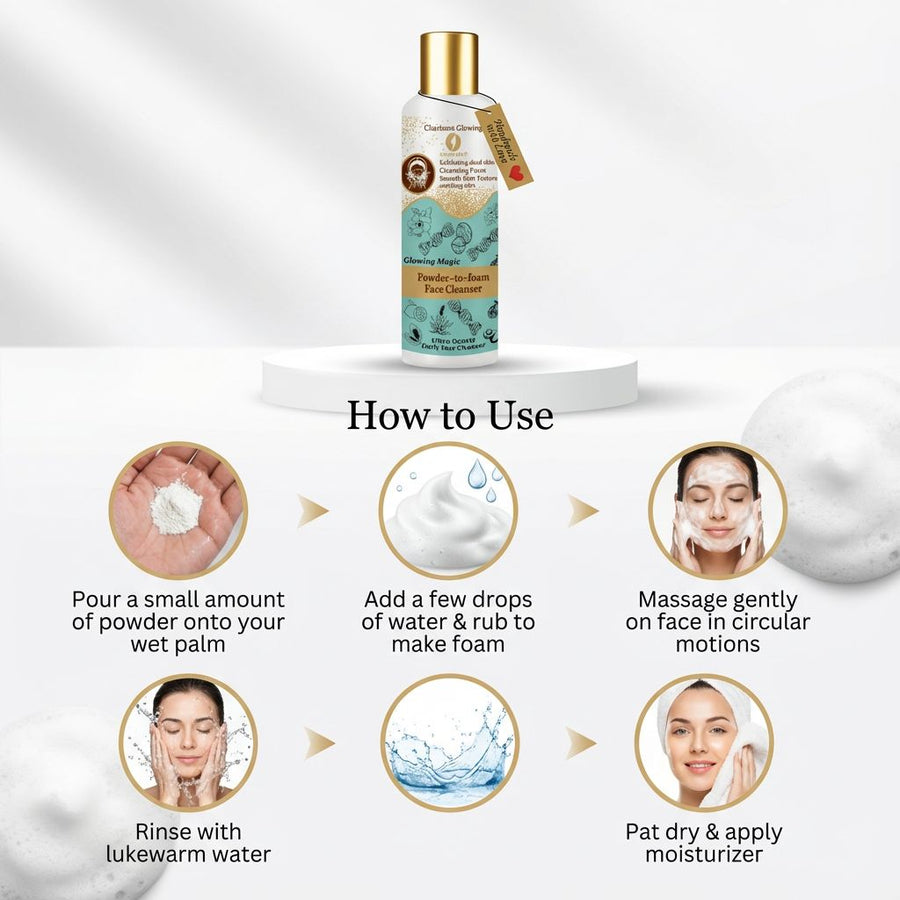 Powder to Foam Face Cleanser